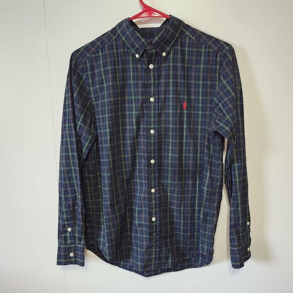 Polo by Ralph Lauren Other - Polo Ralph Lauren Youth Large 14-16 Plaid Button Down Shirt Cotton Pony Logo